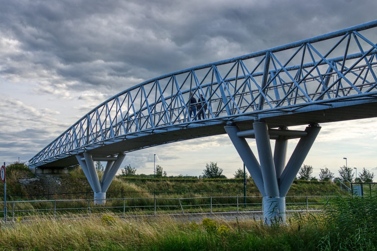پل خرپایی فلزی